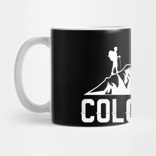 Retro Vintage Colorado Hiking Gift Mug